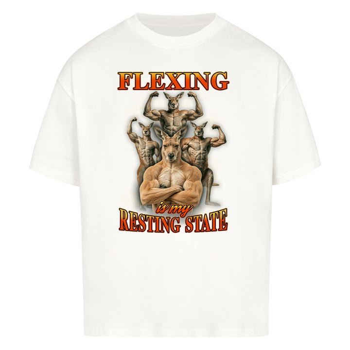 Flexing Is My Resting State Oversized Shirt