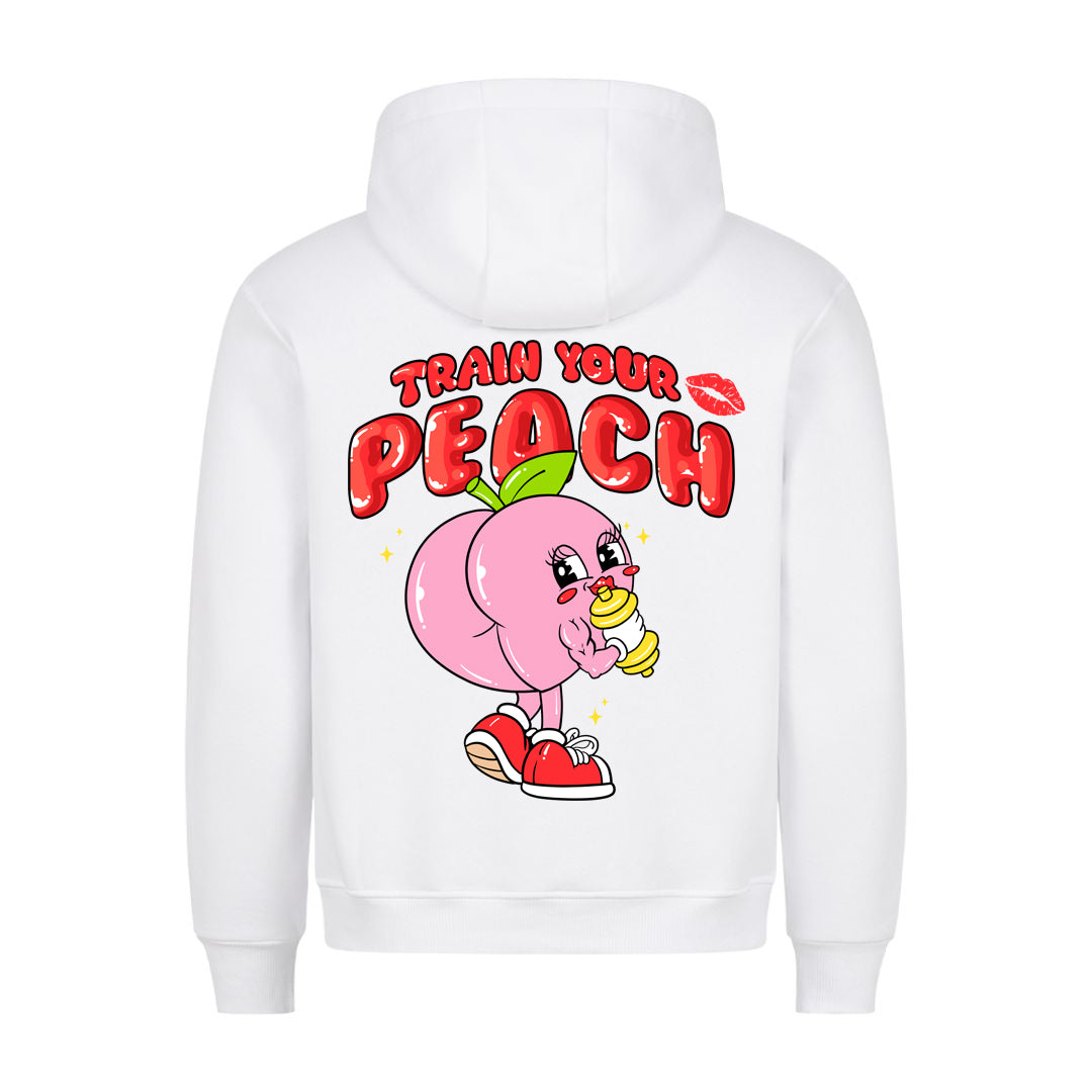 Train je Peach (rugafdruk) hoodie