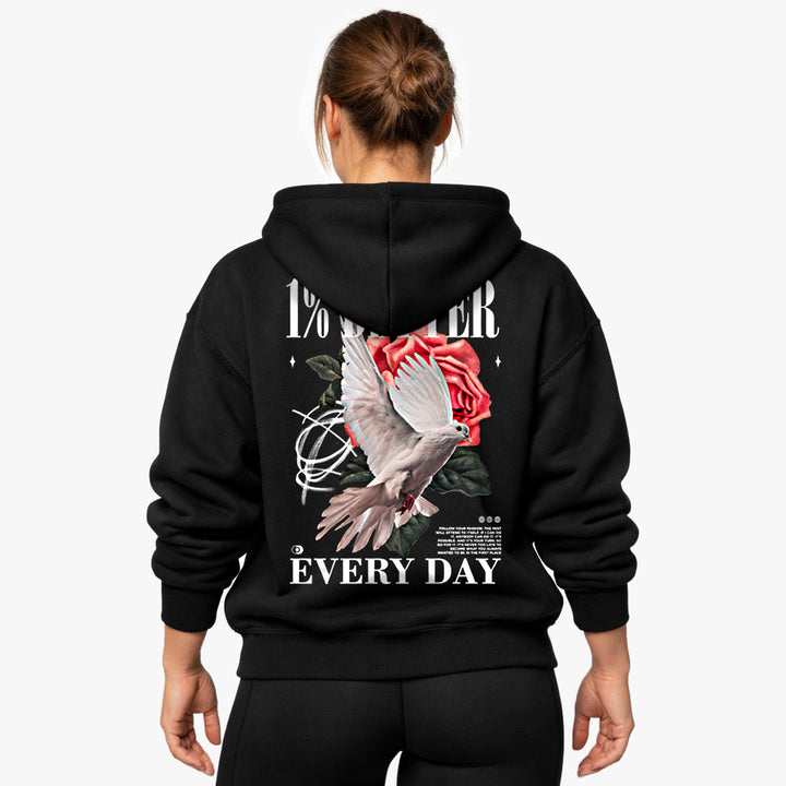 1% Better Oversized (Backprint) Hoodie