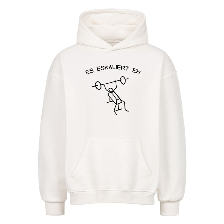 Es eskaliert eh Oversized Hoodie