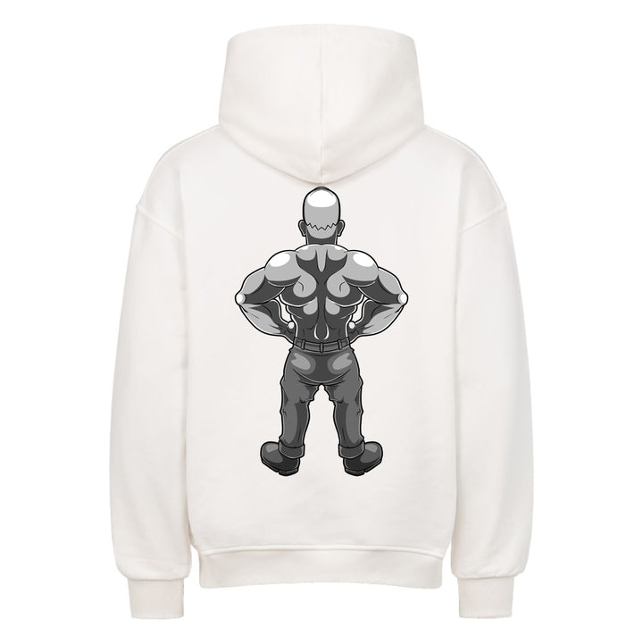 Yellow B&W (Backprint) Oversized Hoodie