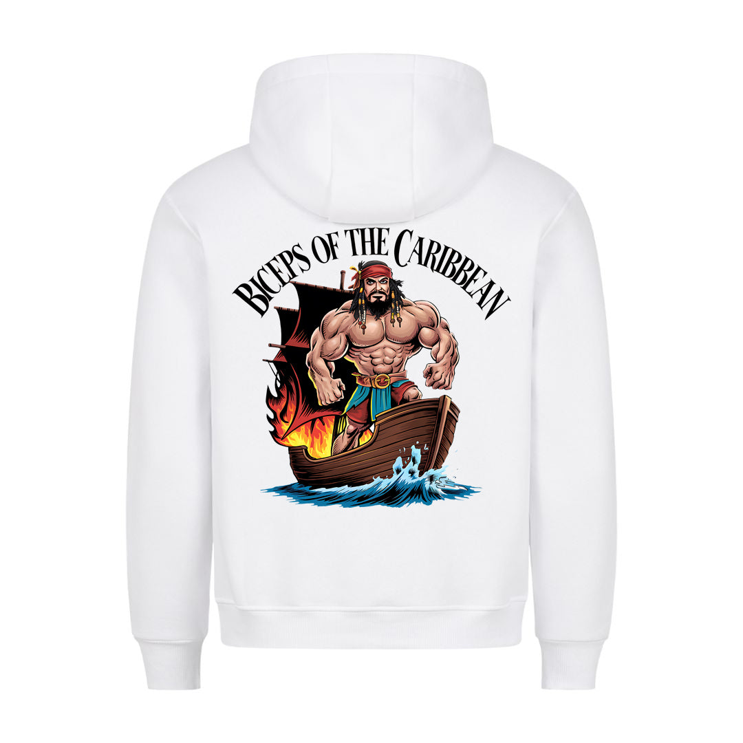 Biceps of the Caribbean (Backprint) Hoodie