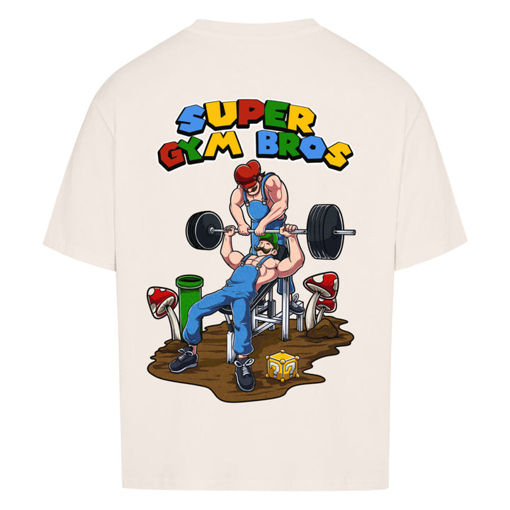 Super Gym Bros (Backprint) Oversized Shirt