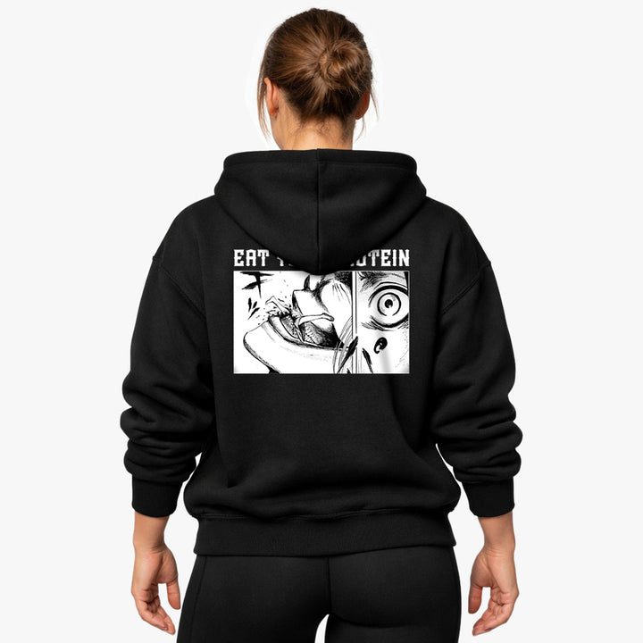 Eat Your Protein(Backprint) Oversized Hoodie