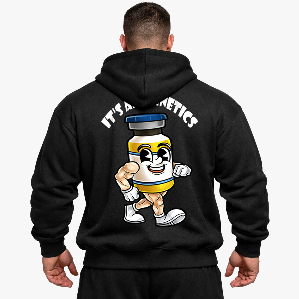 It´s all genetics (Backprint) Oversized Hoodie
