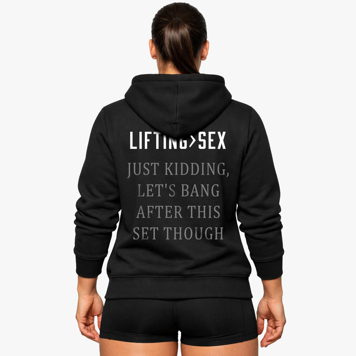 Lifting>sex Hoodie