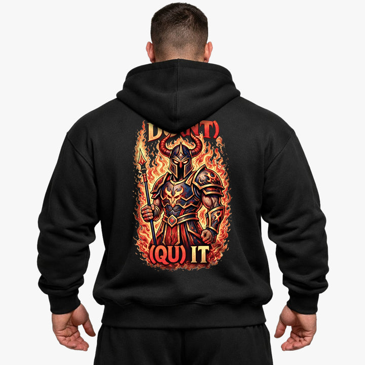 Do(nt) (Qu)it (Backprint) Oversized Hoodie