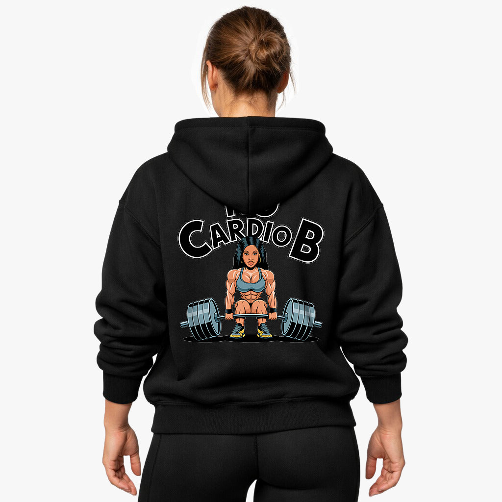 No Cardio B Oversized (Backprint) Hoodie