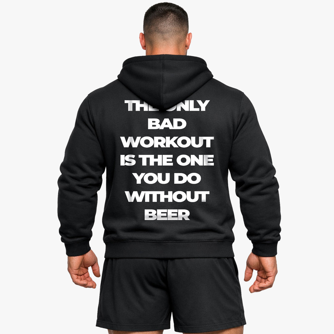 Only bad workout (backprint) hoodie