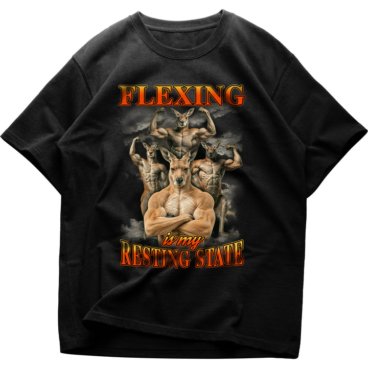 Flexing Is My Resting State Oversized Shirt