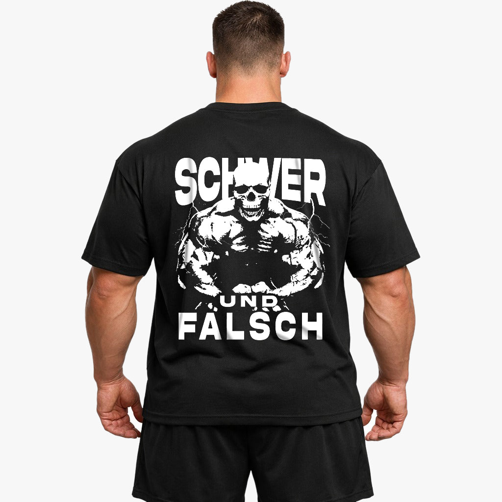 Schwer und falsch (Backprint) Oversize Blast