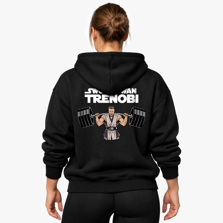 Swolebi wan trenobi(v2) Oversized (Backprint) Hoodie