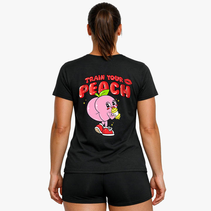 Entrena tu camisa Peach (Backprint)