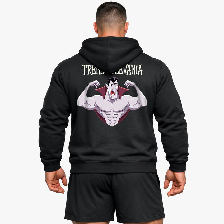 Sudadera con capucha Trenswolevania(V2) (espalda)