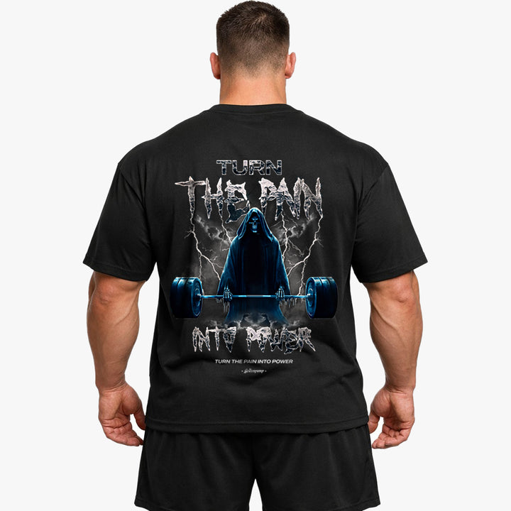 Turn the pain (backprint) Oversized Shirt