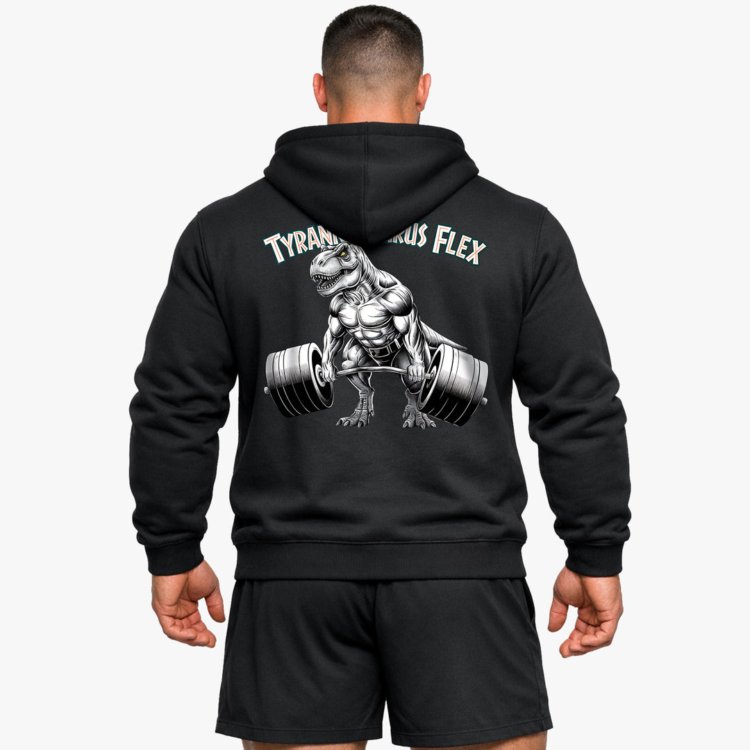 Tyrannosaurus Flex (rugafdruk) hoodie