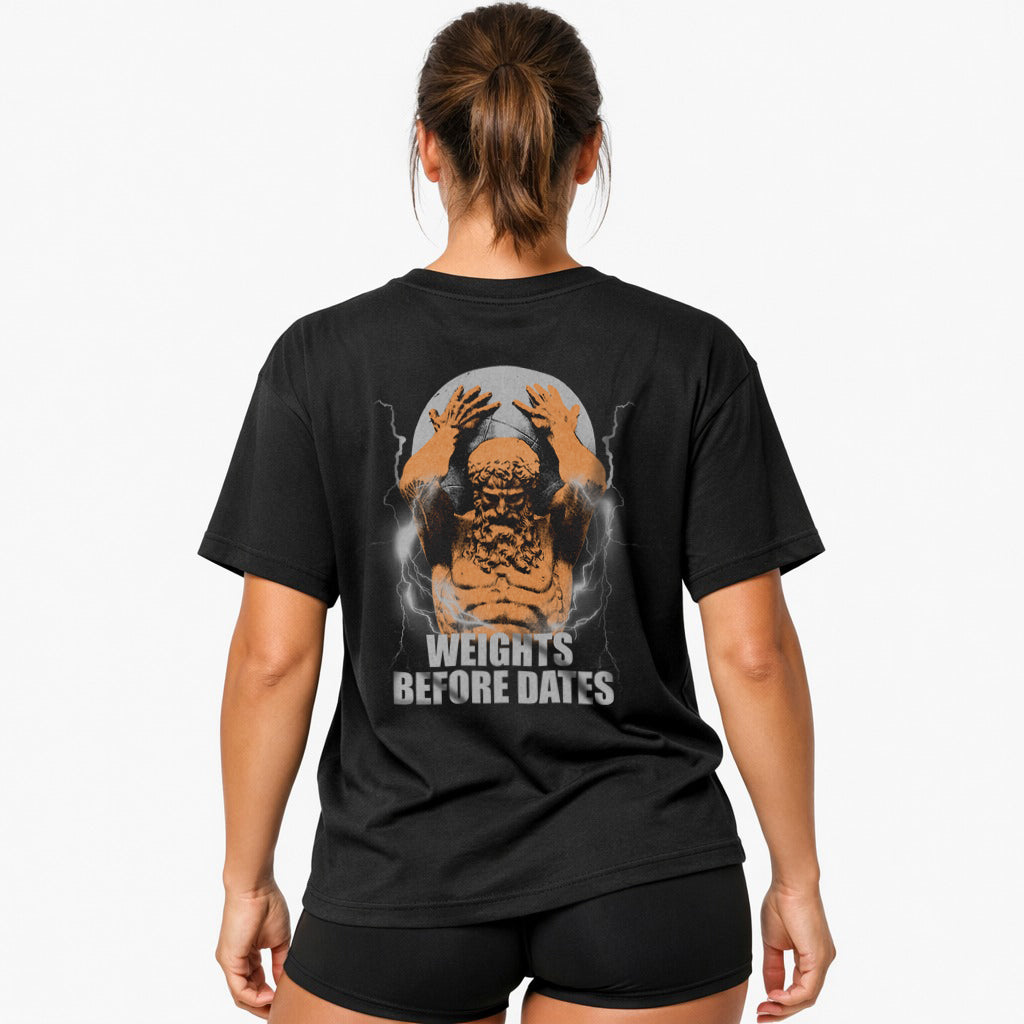 Weights before dates (Backprint) Oversize Blast