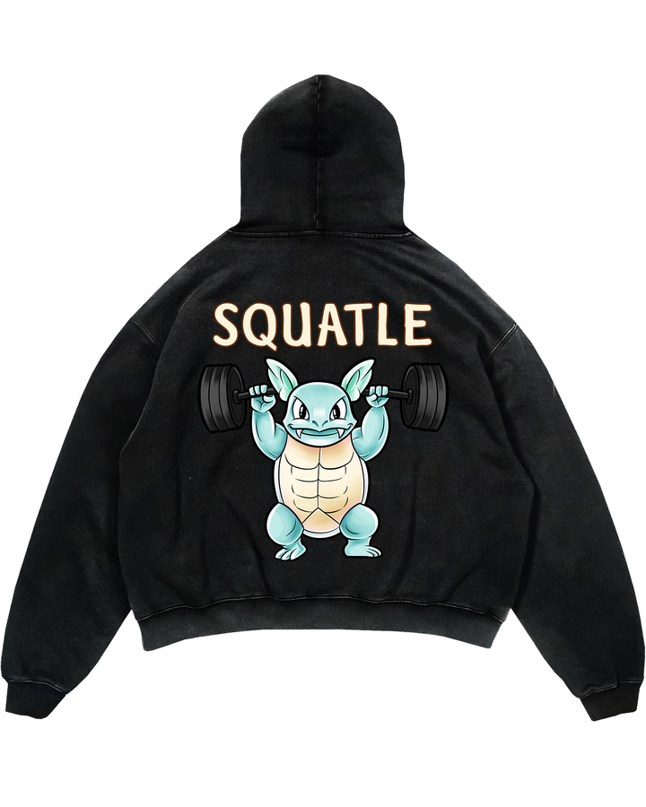 Squatle (Backprint) Oversized Hoodie