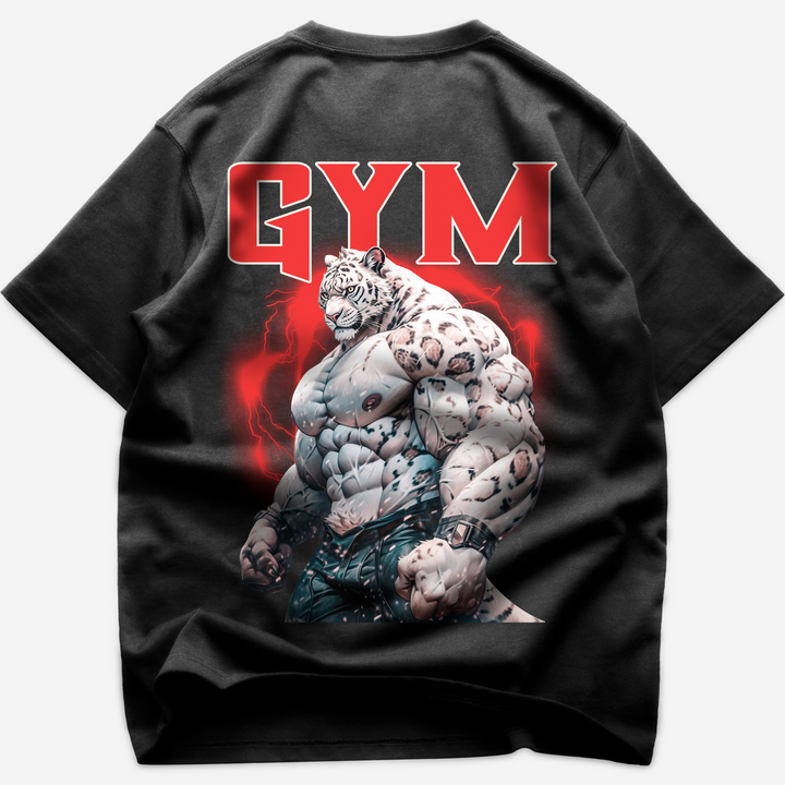 Tiger-Gym (Backprint) Oversized Shirt