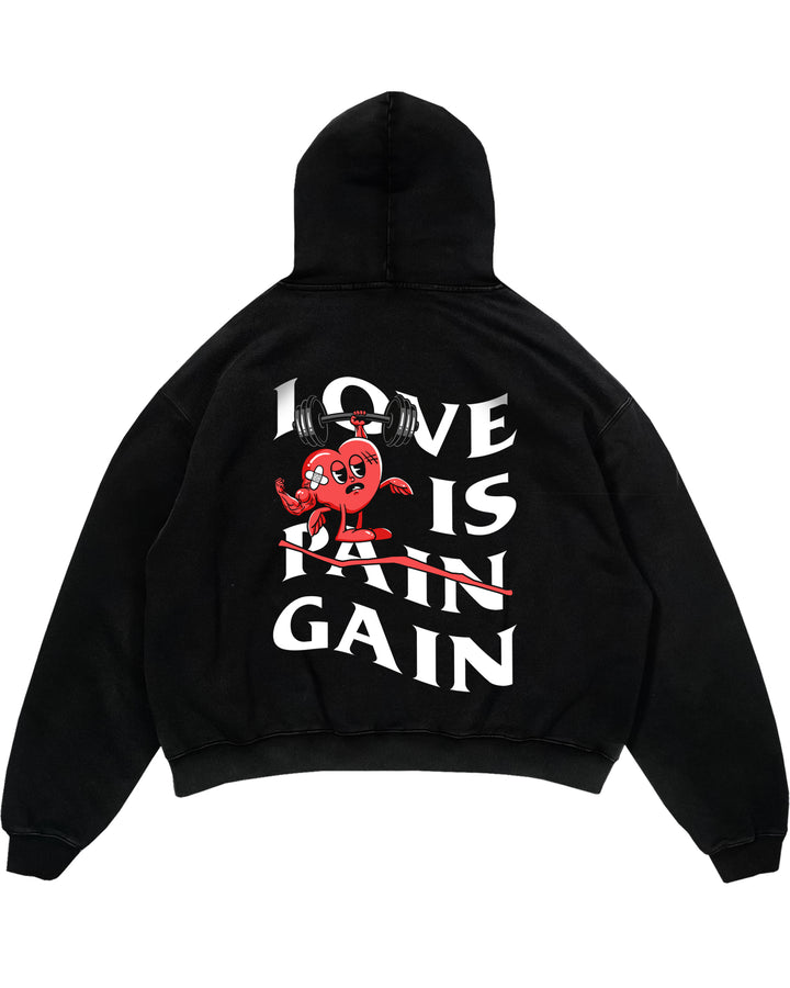 Love is Gain Oversized (Backprint) Hoodie